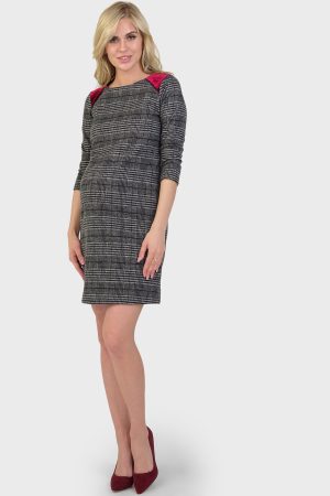 Платье "Ферн" для беременных и кормящих; цвет: серый