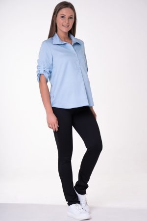 Брюки для беременных ст803-тр трикотажные, чёрный