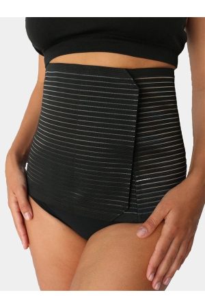 Пояс-корсет послеродовый утягивающий «Ланатти» чёрный