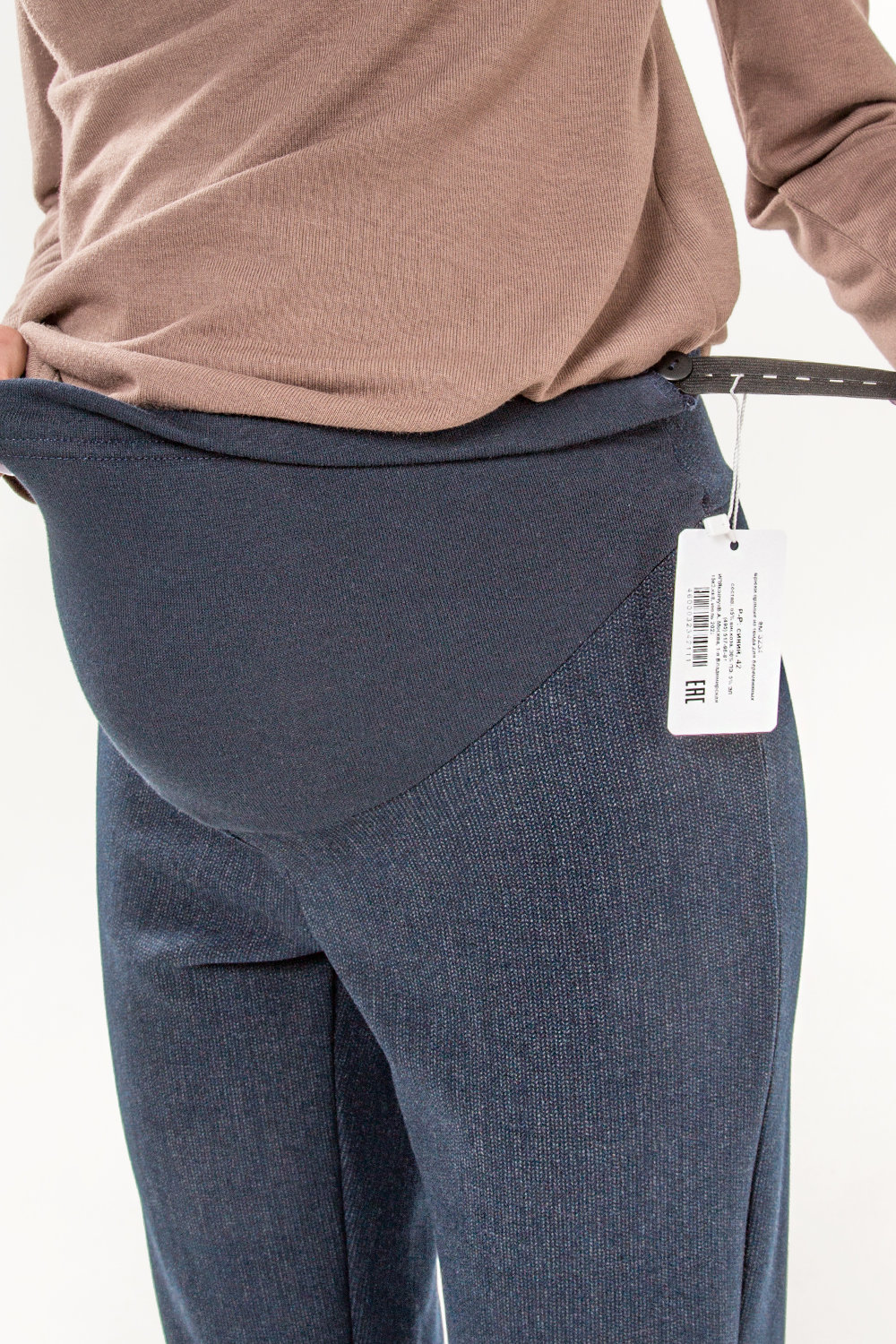 Брюки для беременных ем 3234 твид, синий — изображение 4
