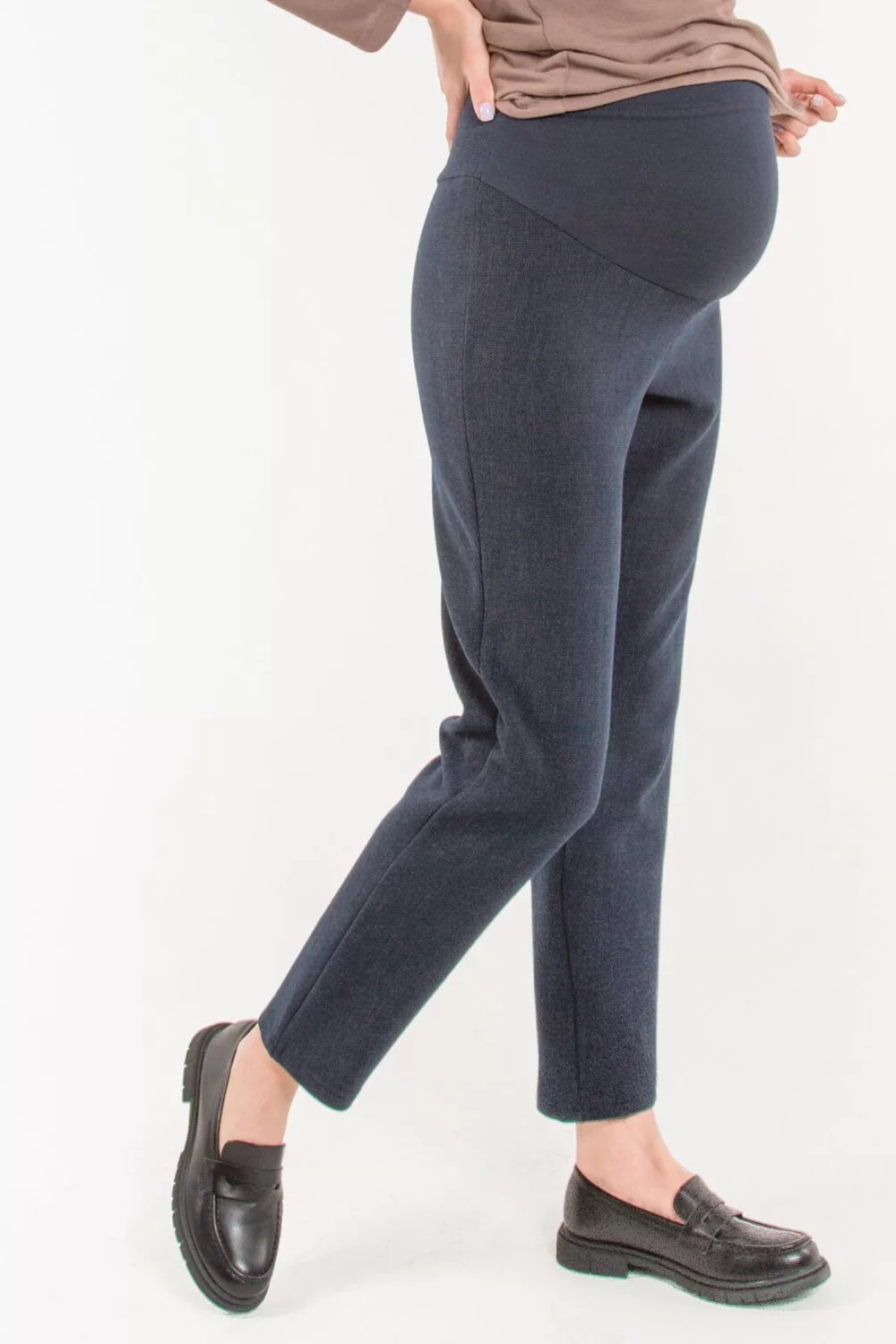 Брюки для беременных ем 3234 твид, синий — изображение 6