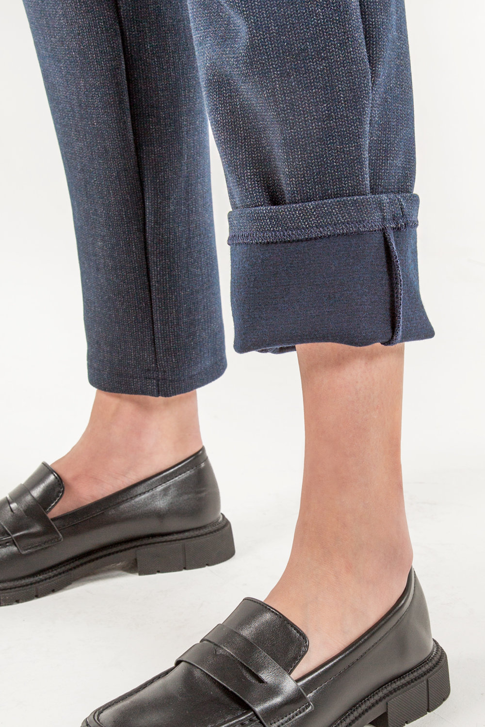 Брюки для беременных ем 3234 твид, синий — изображение 3