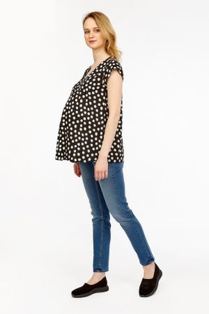 Джинсы для беременных арт.1524 ДжНвР, голубой