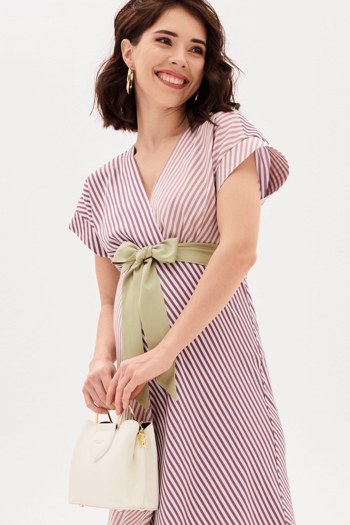 Платье арт. 9105801 для беременных; цвет: бежевый — изображение 6