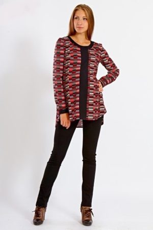 Блуза для беременных арт.459.4 Хл-438, цвет: полоска