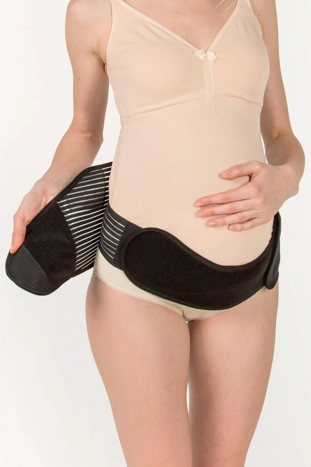 Пояс-корсет универсальный перфорированный 4в1, белый — изображение 5