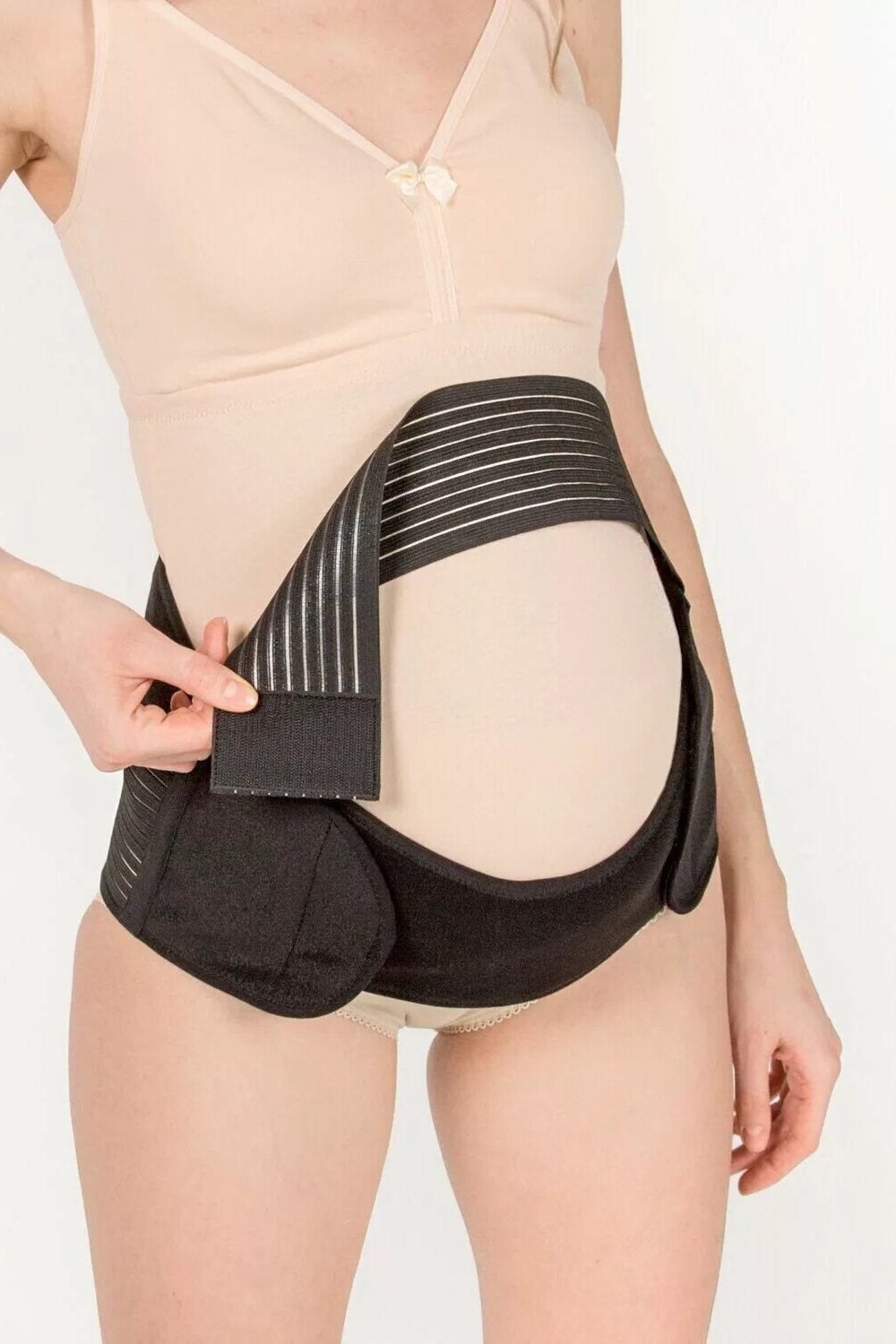 Пояс-корсет универсальный перфорированный 4в1, белый — изображение 6