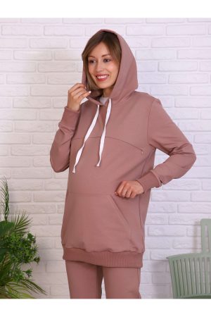 Толстовка для беременных и кормящих 8.115/1 бежевый