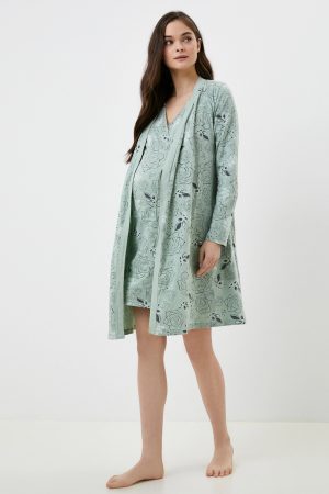 Комплект для беременных и кормящих женщин 3504 фисташка