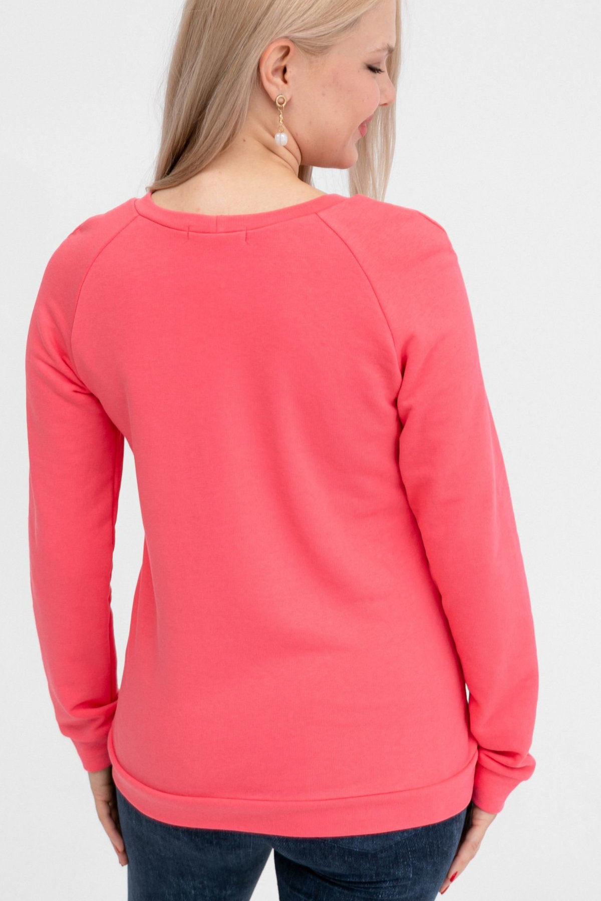 Свитшот для беременных и кормящих мм319 тринитка амарант — изображение 5