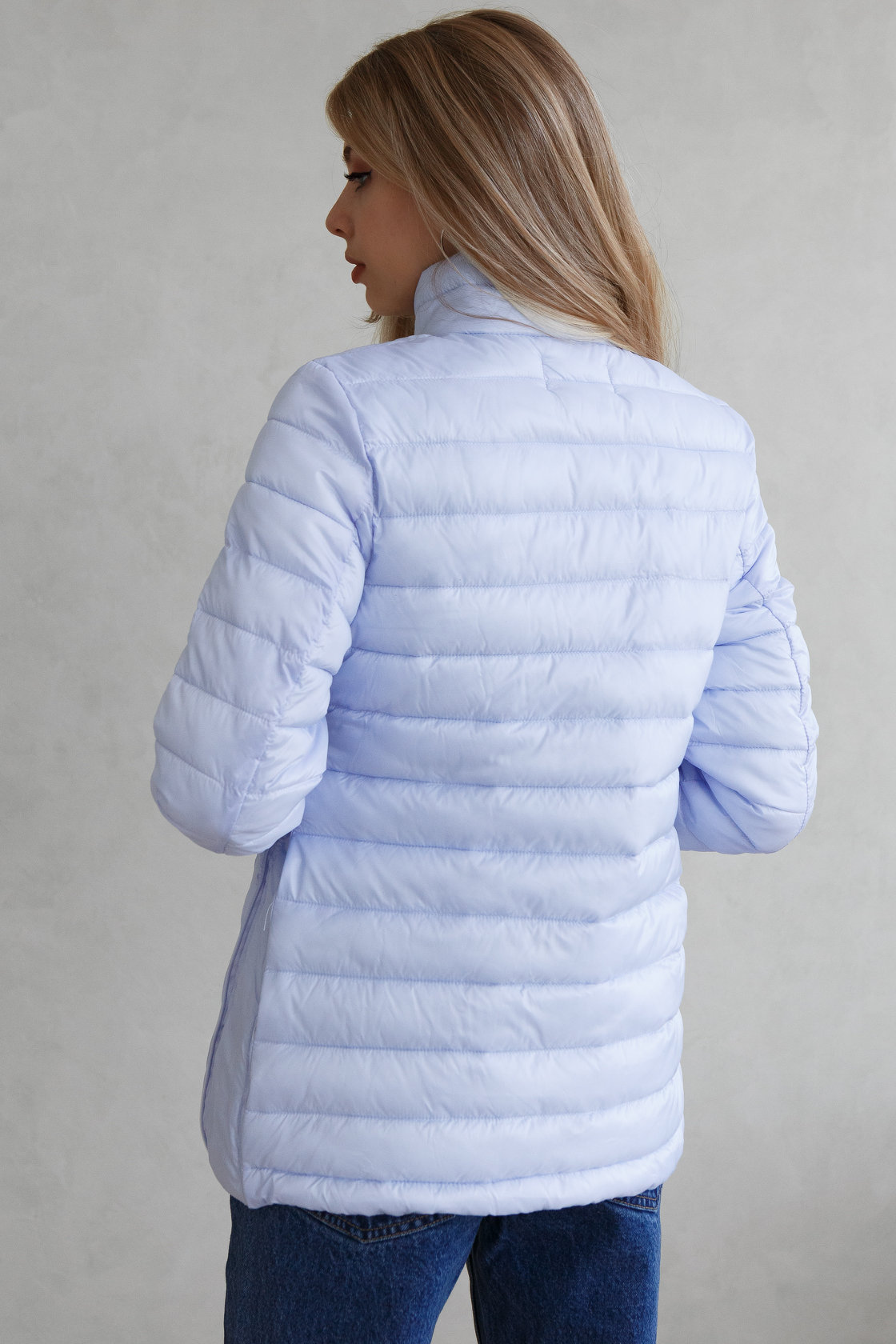 Куртка демис. 2в1 "Ультралайт" для беременных; цвет: голубой — изображение 5