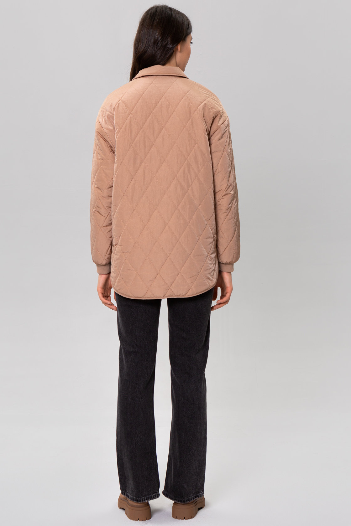 Куртка демис. "Амели" для бременных; цвет: бежевый — изображение 5