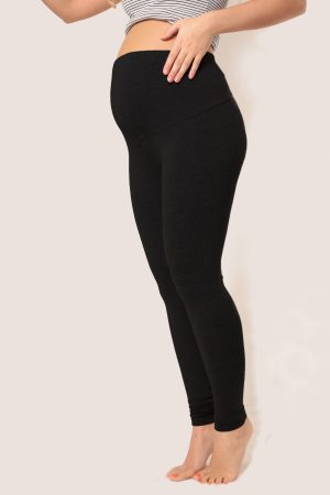 Лосины черные на круговом бандаже легкие