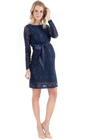 Платье "Марианна" т.синее для беременных