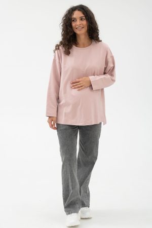 Джинсы-палаццо для беременных #588-дм, серый