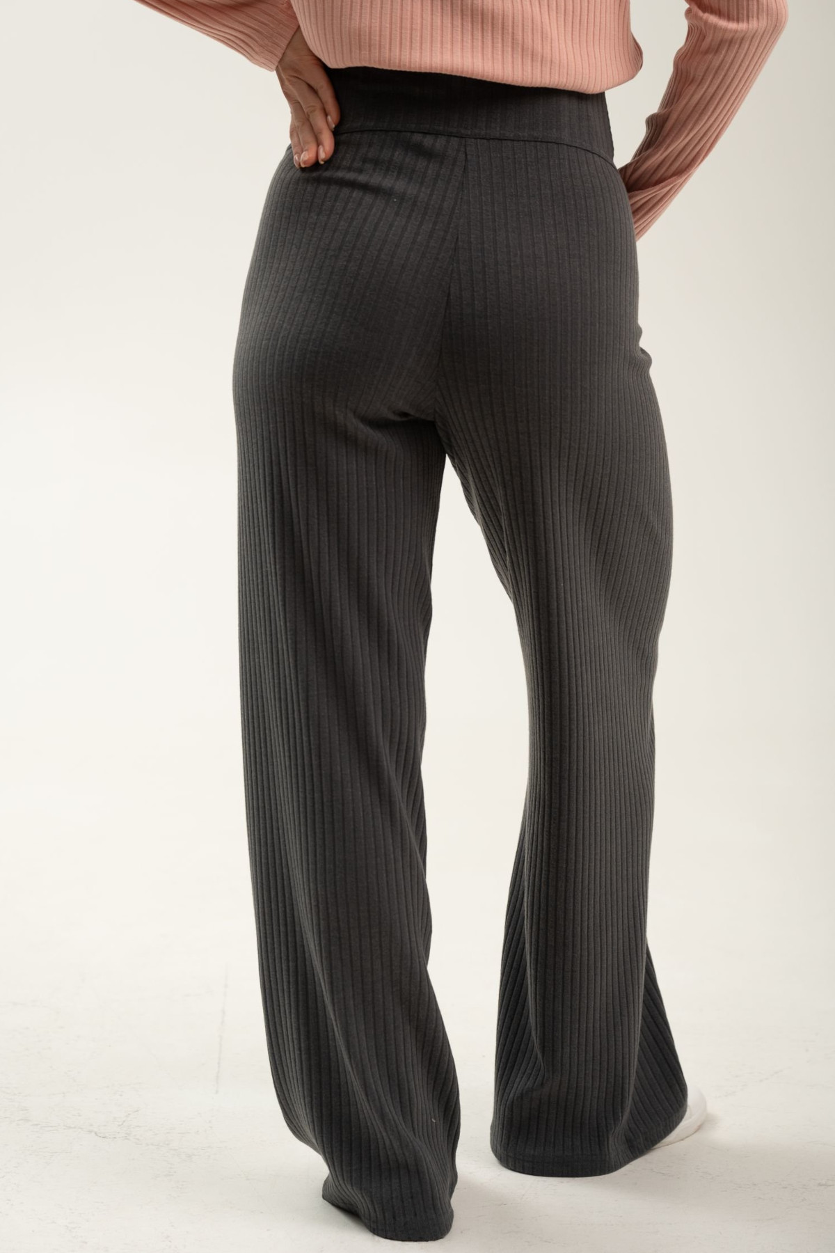 Брюки для беременных мм816 лапша, графит — изображение 5