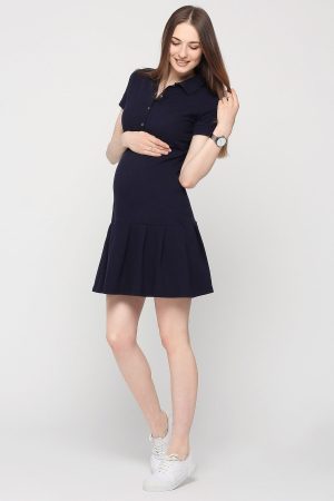 Платье-поло с воланом 317.1.10