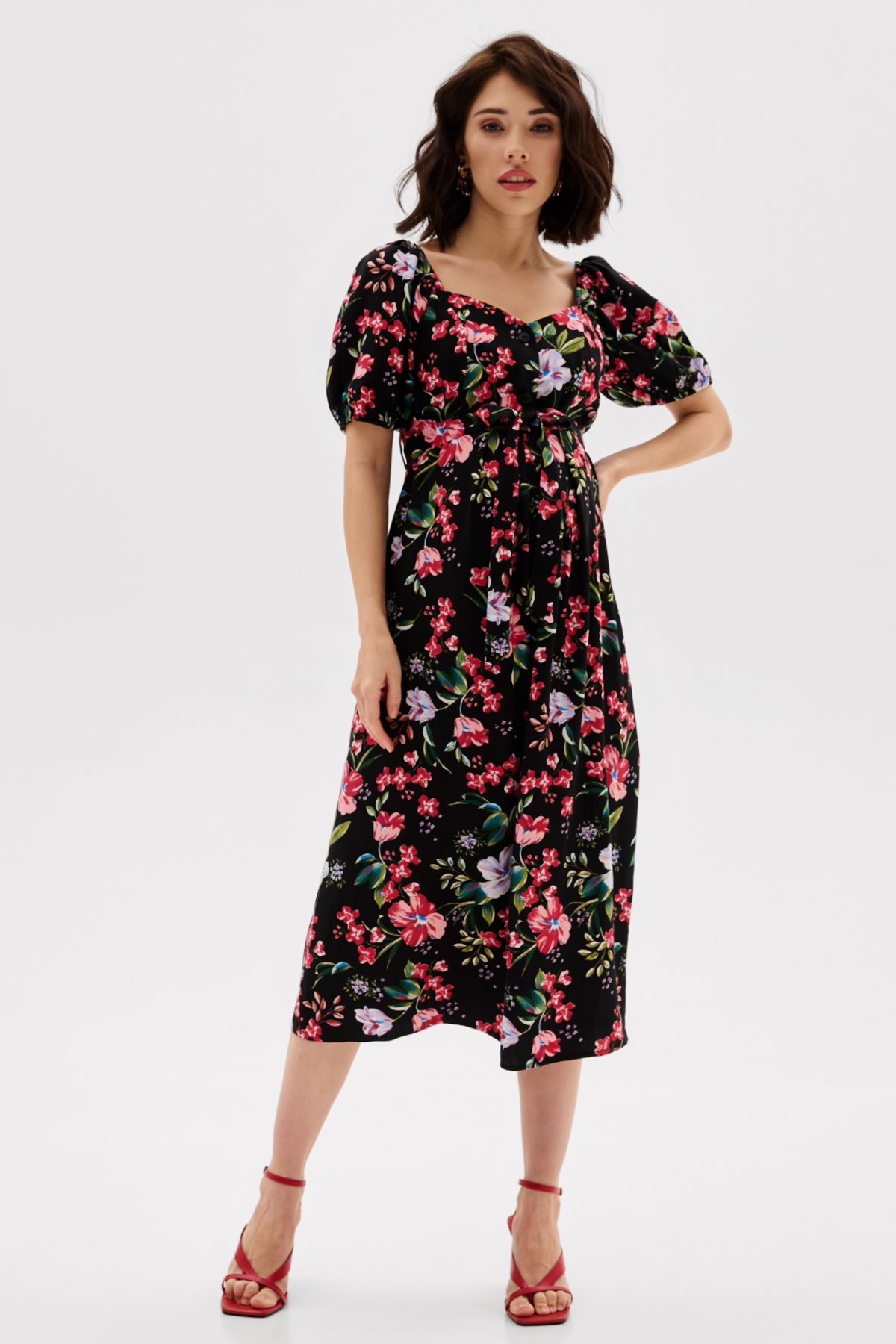 Платье арт. 9106013 для беременных; цвет: чёрный