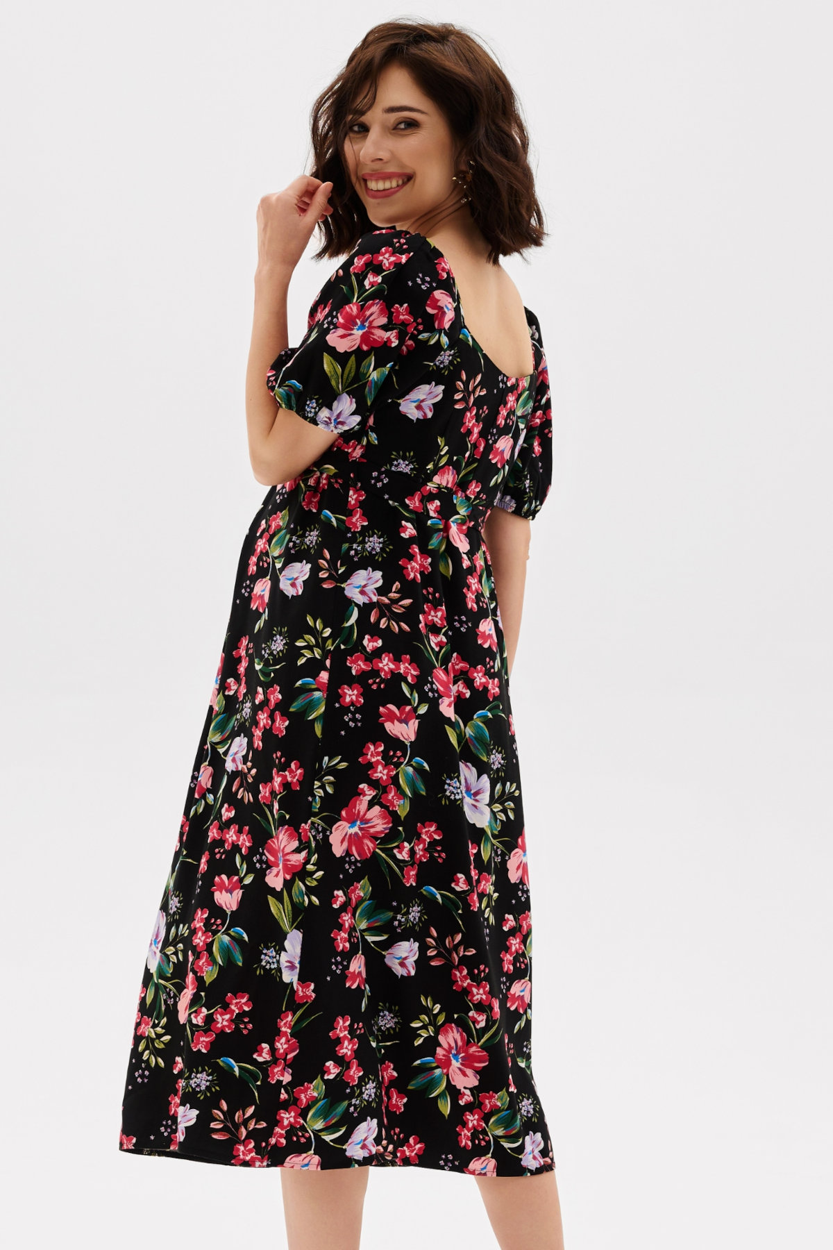 Платье арт. 9106013 для беременных; цвет: чёрный — изображение 5