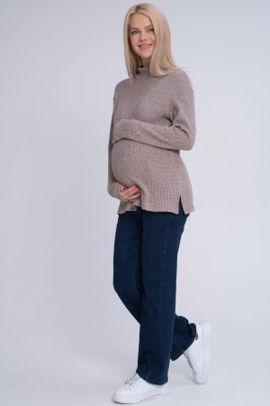 Джинсы-палаццо для беременных Y632-дм, синий