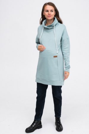 Джинсы-бойфренды для беременных 942-мех утепл. на меху, маренго