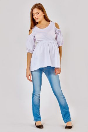 Джинсы для беременных арт.1519/1 Дж, голубой