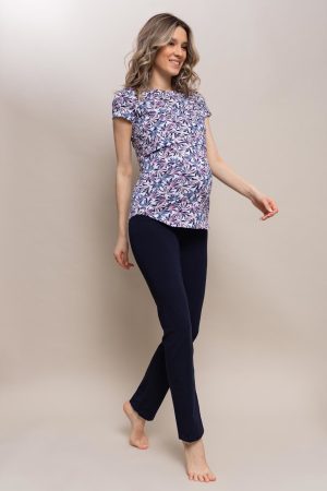 Комплект для дома "Кортни" для беременных и кормящих; цвет: цветы