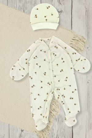 Комбинезон с шапочкой 174842 молоко