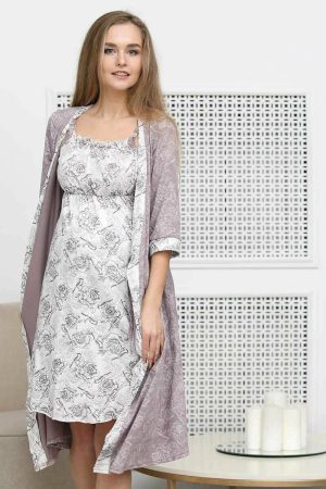 Комплект для беременных и кормящих женщин 119504 коричневый