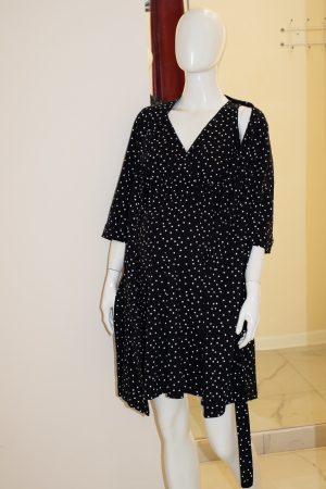 Комплект для роддома "Айрис" для беременных и кормящих; цвет: чёрный горох