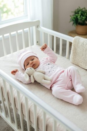 Комплект распашонка, ползунки и шапочка 227462 розовый