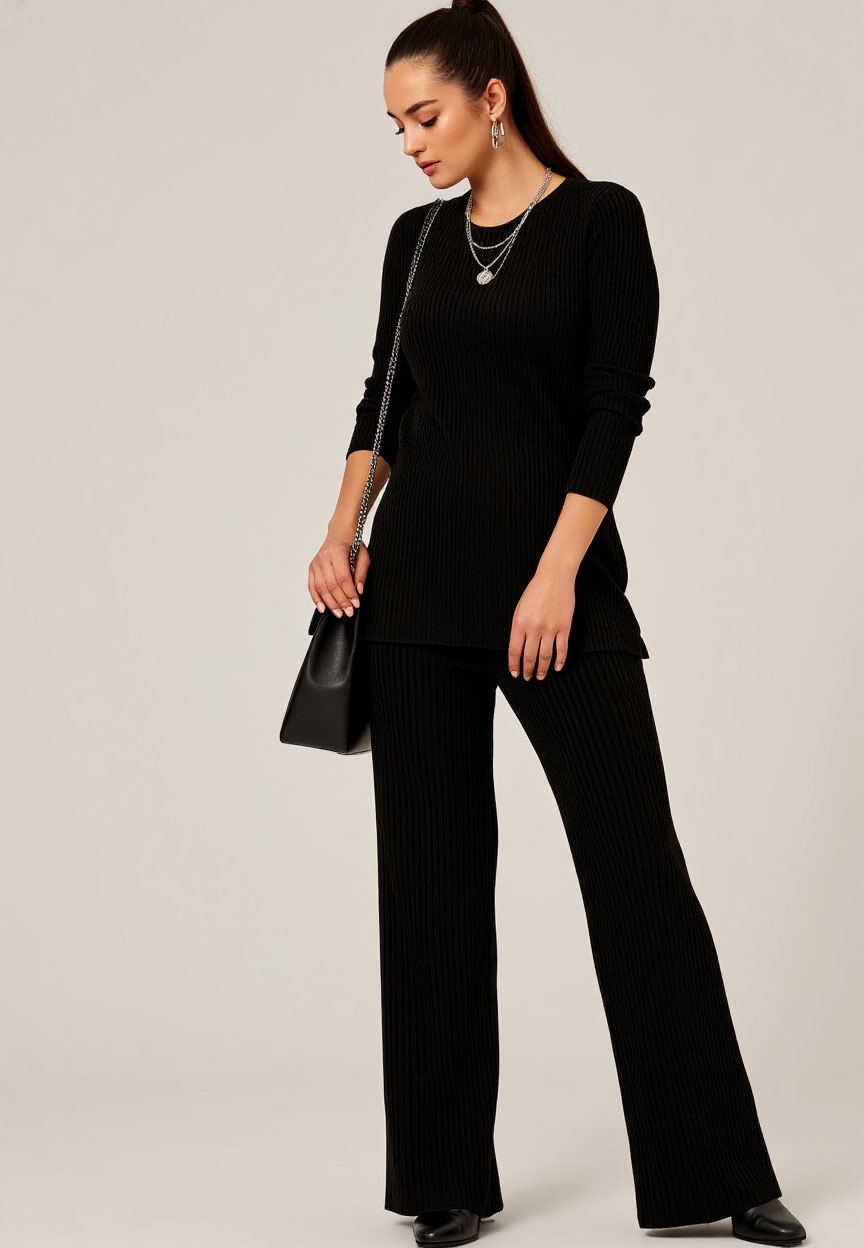 Костюм для беременных и кормящих арт.7100513 чёрный