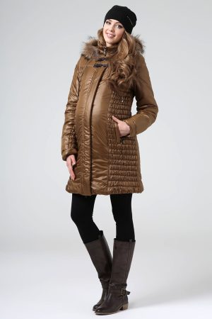 Пальто женское Моника цв. бронза