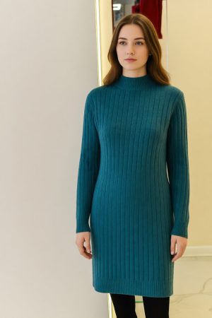 Платье для беременых 6017# вязаное шерсть