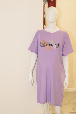 Платье-футболка для беременных D9703 хлопок