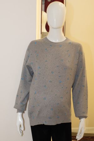 Свитер для беременных оверсайз мод.6757# трикотажный