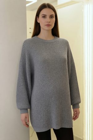 Свитер для беременных оверсайз мод.6758# трикотажный