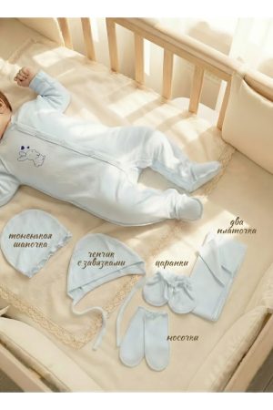 Суперкомплект новорожденного 9в1 226862 голубой