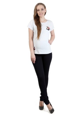 Брюки для беременных ст820/1-тр лёгкие трикотажные т.синий