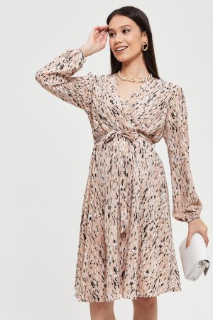 Платье арт. 9101802 для беременных; цвет: бежевый