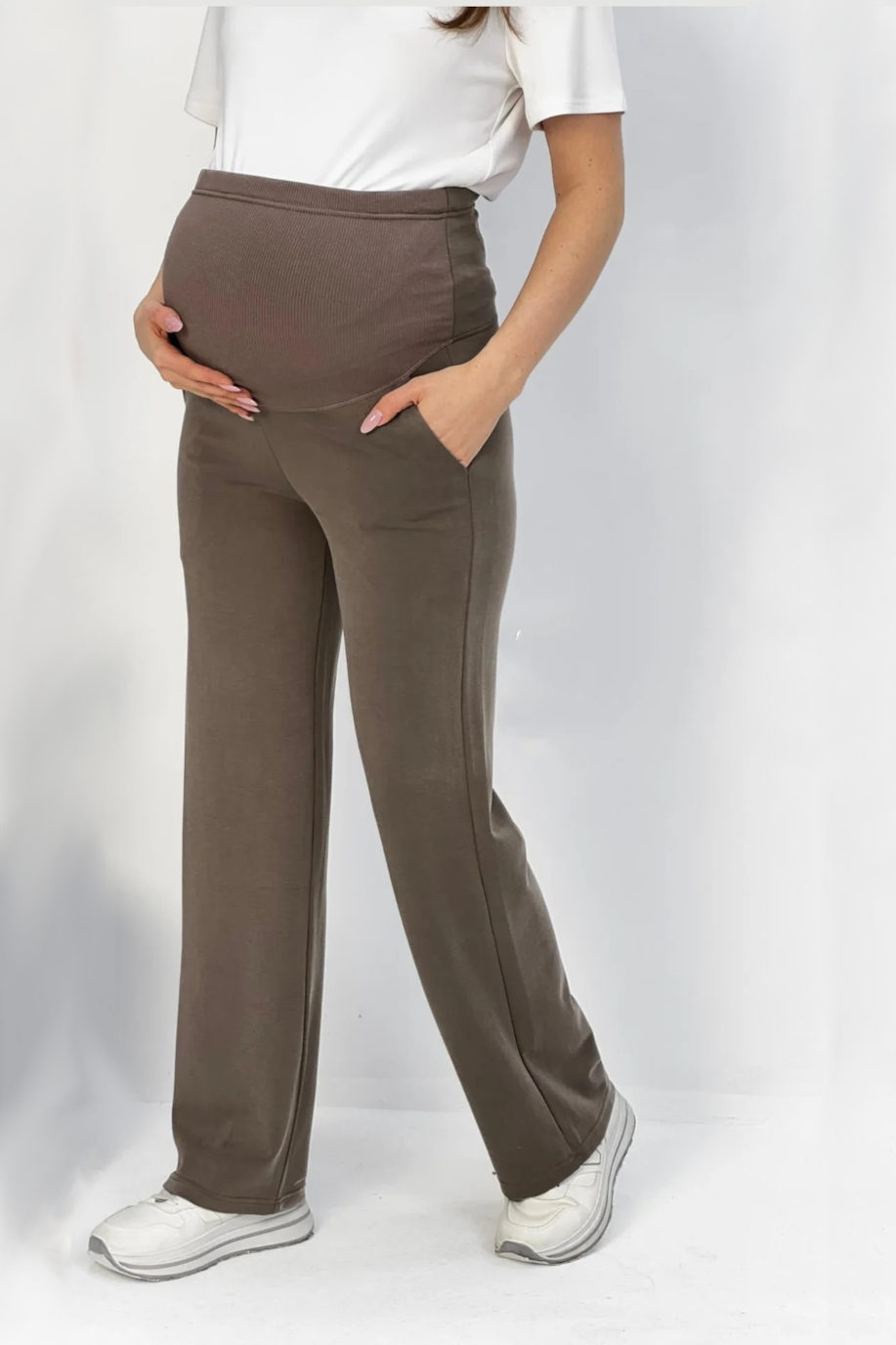 Брюки для беременных 7608# трикотажные 2 Брюки для беременных 7608# трикотажные 2