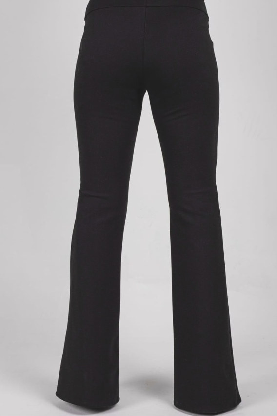 Брюки-клёш для беременных Dimols трикотаж чёрный — изображение 2