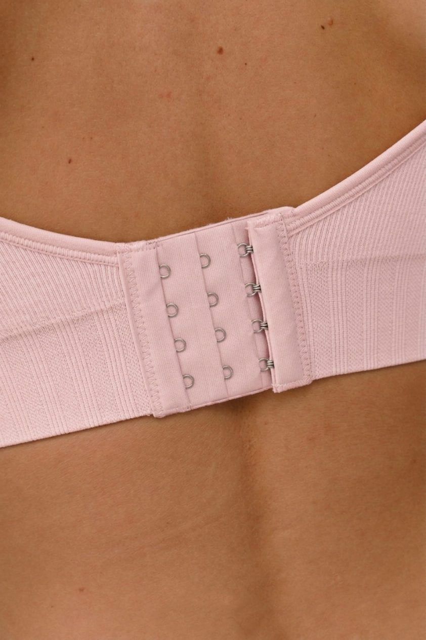 Бюстгальтер для беременных и кормящих 338 рубчик персик 4