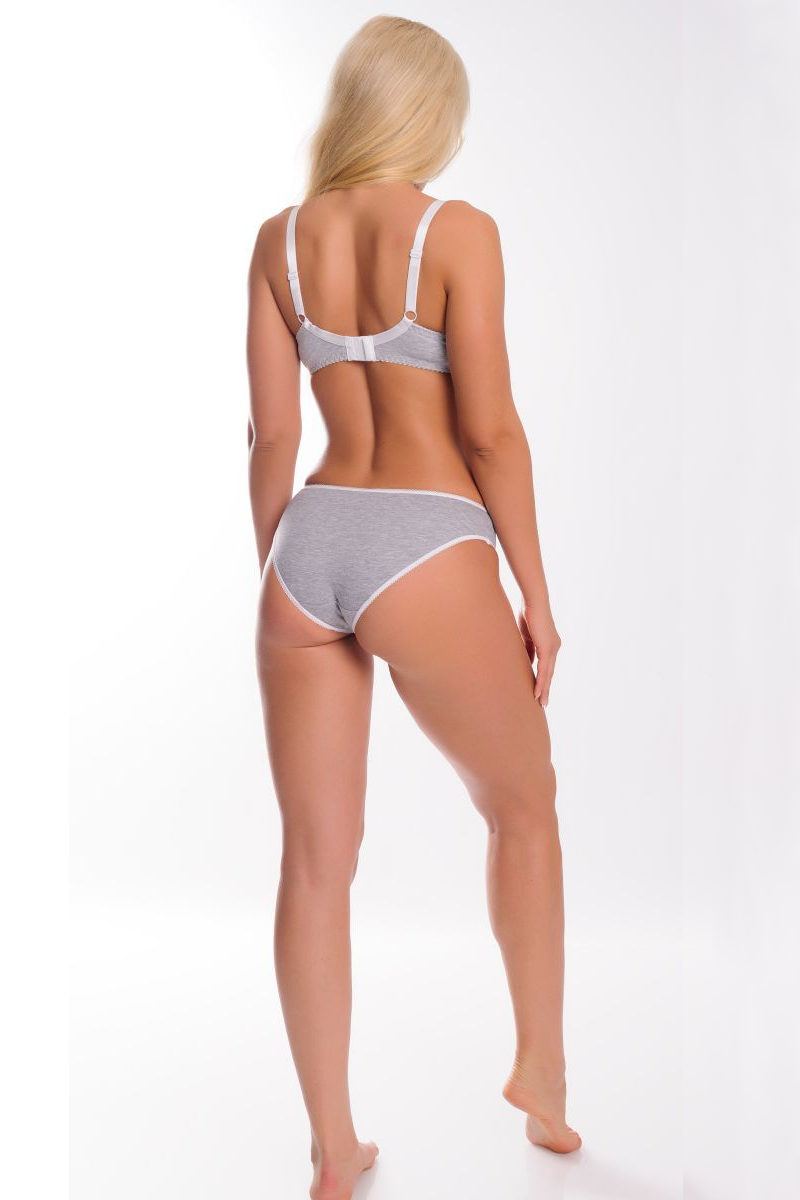 Бюстгальтер для беременных и кормящих Симона 117-17 серый 4