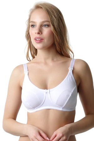 Бюстгальтер для беременных и кормящих 308B-01 белый