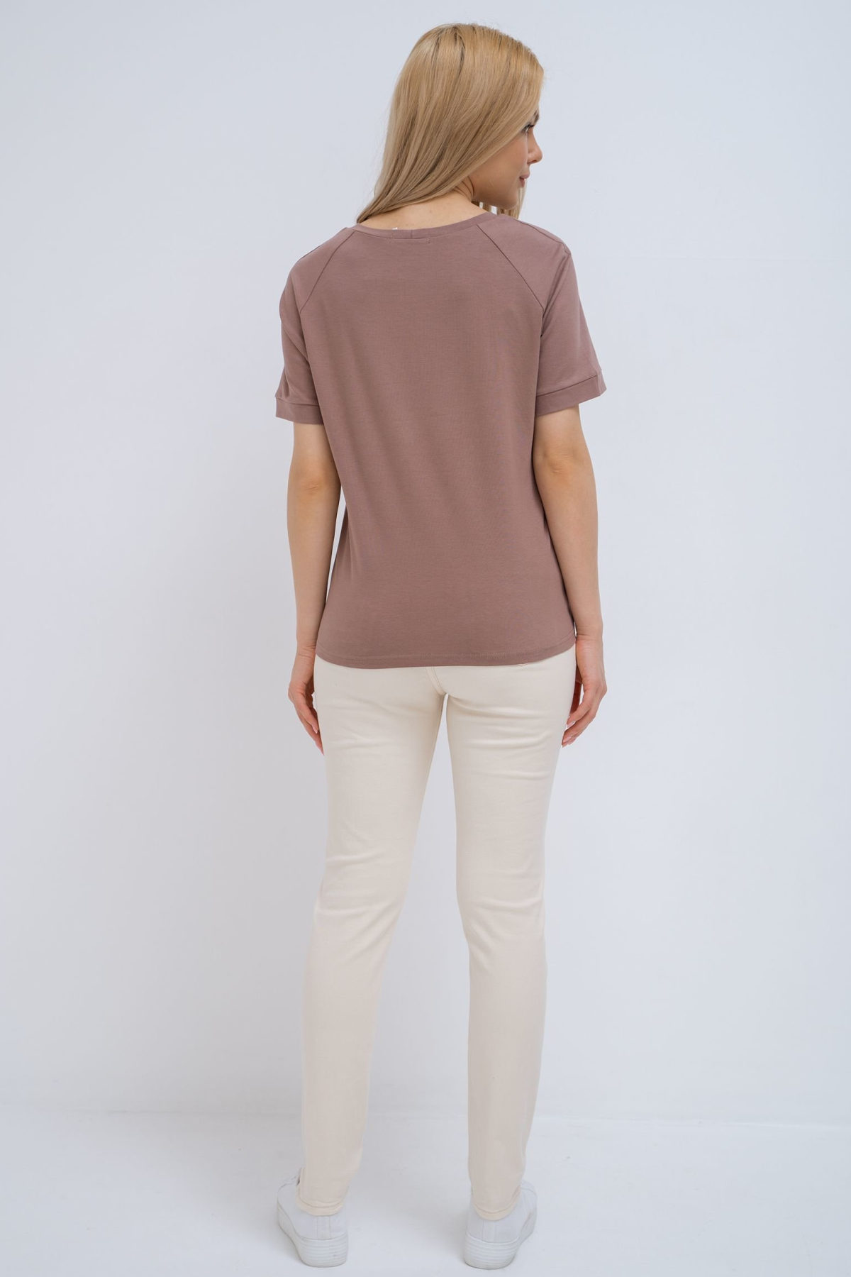 Джинсы для беременных мом 0310# св.беж 4