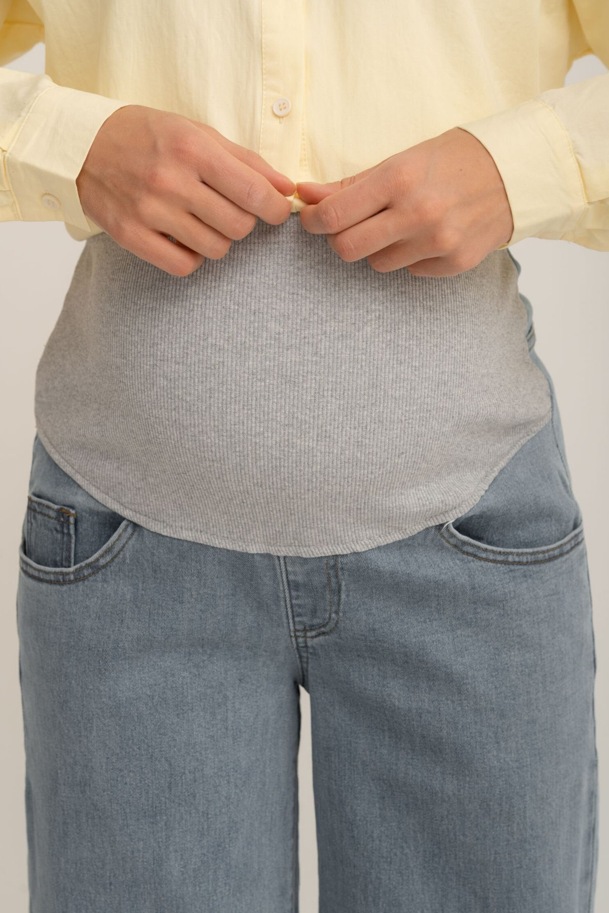 Джинсы для беременных палаццо 1263-1 св.деним 2