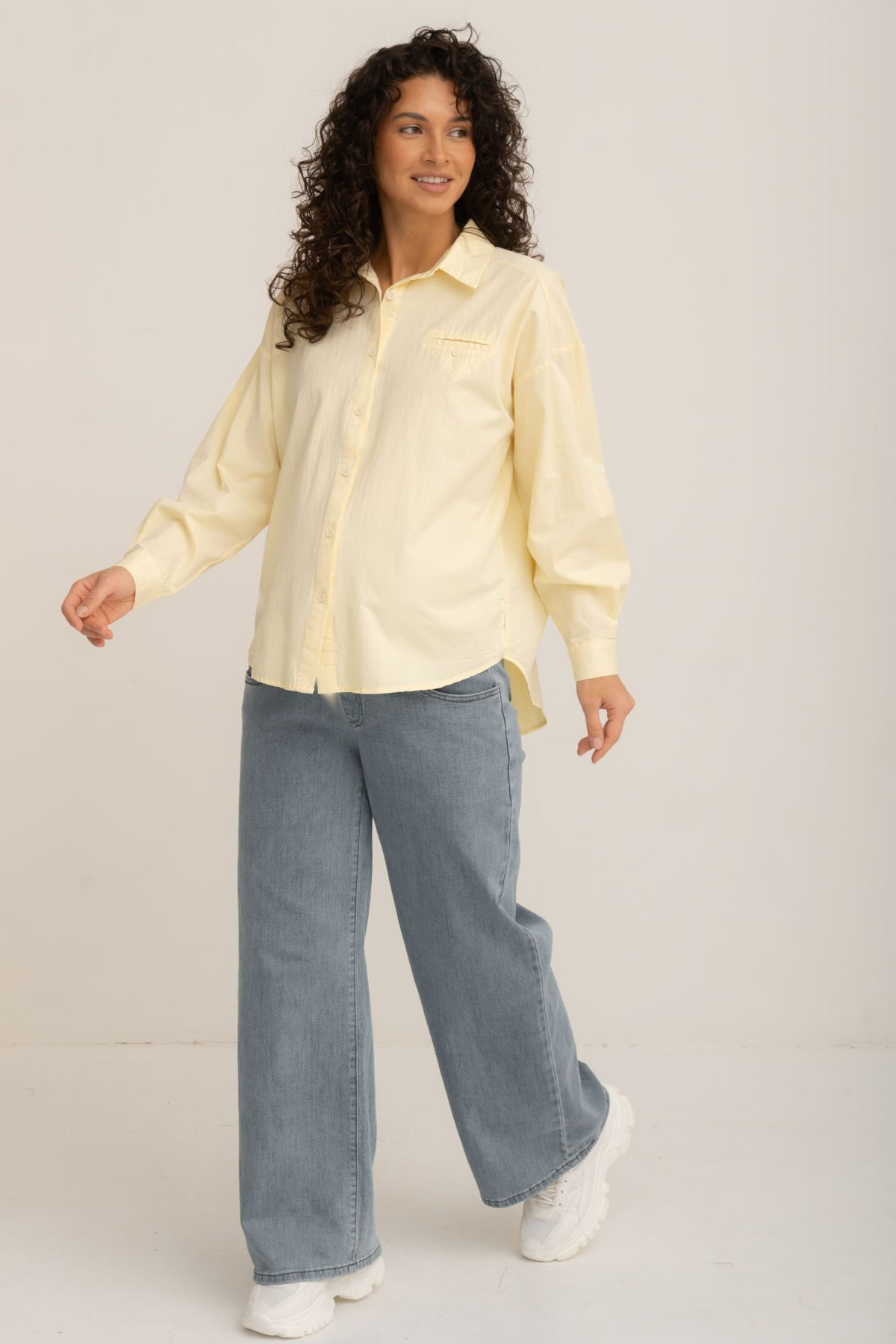 Джинсы для беременных палаццо 1263-1 св.деним 3